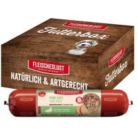 Fleischeslust Nassfutter Hund Adult Futterbox Ente, Apfel & Amarant 6x800 g