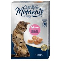 MOMENTS Soft Rolls 6x4x10g Lachs und Huhn