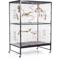 Montana Cages Voliere Casa 120 hellgrau/ dunkelgrau