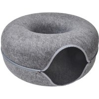 Aumüller Donut Katzentunnel 60 cm grau