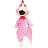 nobleza Hundespielzeug Screaming Chicken pink
