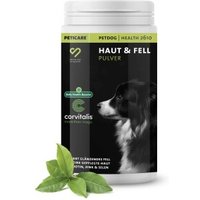 Peticare Ergänzungsfutter Fell & Haut Pulver für Hunde 125g
