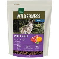 REAL NATURE WILDERNESS Trockenfutter Hund, Adult, Rocky Hills Rind und Ziege 1 kg