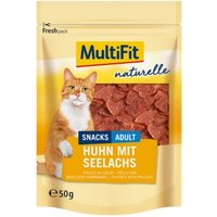 MultiFit naturelle Huhn & Seelachs Herz 4x50g