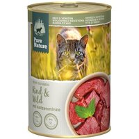 Pure Nature Adult 6 x 400g Rind und Wild