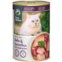 Pure Nature Adult 6 x 400g Huhn und Kaninchen