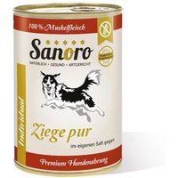 Sanoro Pures Ziegen Muskelfleisch 12x400g