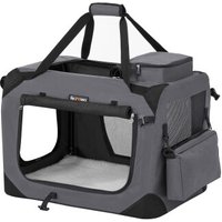 FEANDREA S-XXXL Transportbox Oxford-Gewebe grau 60 cm, 42 cm, 42 cm