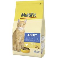 MultiFit Trockenfutter Katze, Adult, Huhn 2x4 kg