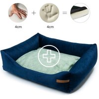Rexproduct Otto Orthopädisches Hundebett Dunkelblau S-XL grün L