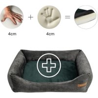 Rexproduct Otto Orthopädisches Hundebett Graphit S-XL dunkelgrün L