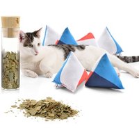 Canadian Cat Company Catnipspielzeug 6x Schmusepyramide Nordic 4-Color