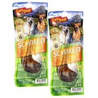DeliBest Parma grande Bundle Schinkenknochen vom Jungschwein 2x280g