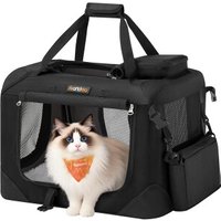 FEANDREA S-XXXL Transportbox Oxford-Gewebe schwarz 50 cm, 35 cm, 35 cm