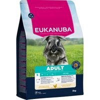 EUKANUBA Trockenfutter Hund, Adult, klein, Huhn 3kg
