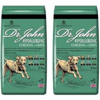 Dr John Hyppoallergen Trockenfutter Huhn mit Hafer 2x12.5kg