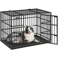 FEANDREA Hundekäfig Hundebox für mittelgroße und große Hunde 1,07 m, 70 cm, 75 cm