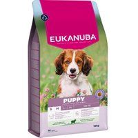 EUKANUBA Trockenfutter Hund, Junior, klein/mittelgroß, Lamm 12kg