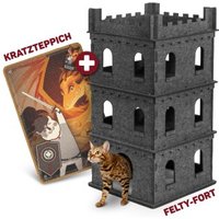 Canadian Cat Company Filz Katzenburg Felty Fort Set