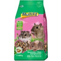 MultiFit Nagerfutter für Maus, Rennmaus und Zwerghamster 800 g