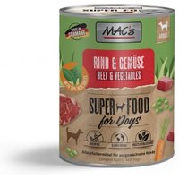 MAC's Nassfutter Hund Adult Rind und Gemüse 6x800 g