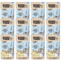 Dogs'n Tiger Adult Nassfutter Katze, Allerlei, Lachs, Ei & Kürbis, 12x 125g