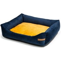 Rexproduct SoftColor Bett Dunkelblau gelb XL