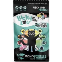 Lucky Lou Food Code Trockenfutter Katze, Adult, Mono, Forelle 1,7 kg