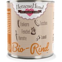 HerzensHund Adult 6x800g Bio Rind