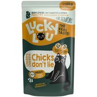Lucky Lou Nassfutter Katze Senior Geflügel 32x125 g