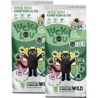 Lucky Lou Trockenfutter Katze Senior, Food Code, Geflügel & Wild 2x3 kg