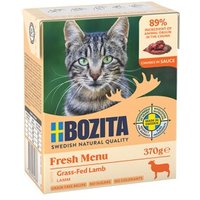 BOZITA Nassfutter Katze, Adult, Häppchen in Sauce Lamm 6x370 g