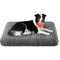 FEANDREA Hundebett, Hundekissen M-XXL,flauschige, Plüsch, waschbar XL