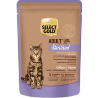 SELECT GOLD Nassfutter Adult Sterilized Geflügel 12x85g