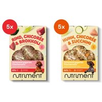 Nutriment Frischemenü Rind & Huhn Probierpaket 10x400g