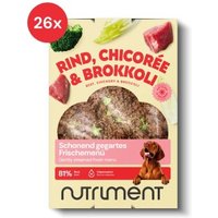 Nutriment Frischemenü Rind, Chicorée & Brokkoli 26x400 g