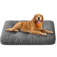 FEANDREA Hundebett, Hundekissen M-XXL,flauschige, Plüsch, waschbar XXL