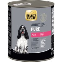 SELECT GOLD Pure Adult Pferd 6x800 g