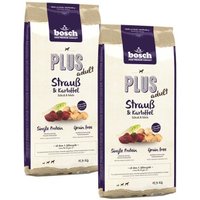 bosch Plus Strauß & Kartoffel 2x12,5 kg