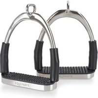Equinate Sicherheitssteigbügel Charles silber 10 cm