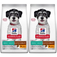 Hill's Science Plan Perfect Weight + Active Mobility Adult Small & Mini mit Huhn 2x6 kg