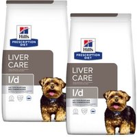 Hill's PRESCRIPTION DIET l/d Trockenfutter Hund zur Unterstützung der Leber 2x4 kg