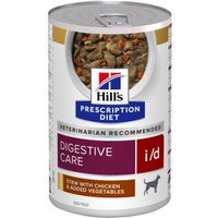 Hill's Prescription Diet i/d Nassfutter für Hunde, Adult, mit Huhn zur Unterstützung der Verdauung 12x354 g