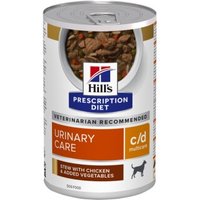 Hill's Prescription Diet c/d Multicare Canine Ragout mit Huhn und zugefügtem Gemüse 12x354g