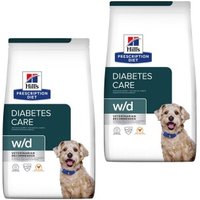 Hill's Prescription Diet w/d Futter bei Diabetes, mit Huhn 2x10 kg