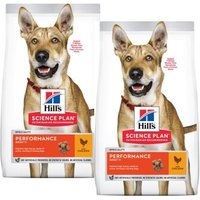 Hill's Science Plan Performance Adult 1+ mit Huhn 2x14 kg
