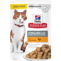 Hill's Science Plan Young Adult Sterilised mit Huhn 12x85g