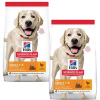 Hill's Science Plan Light Adult Large Breed mit Huhn 2x14 kg