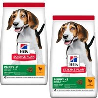 Hill's Science Plan Medium Welpenfutter, mit DHA aus Fischöl Huhn 2x14 kg