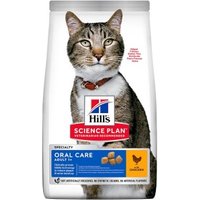 Hill's Science Plan Trockenfutter Katze, Adult, Oral Care, mit Huhn 1,5 kg
